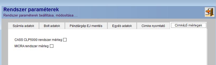 Állítsa be, hogy a számítógép mely soros portjához (COM) csatlakozik a nyomtató Válasszon a legördülő menüből címke méretet. e.