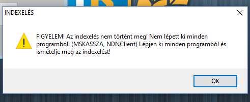 A menüpont szabálytalan használata adatvesztéshez vezethet!