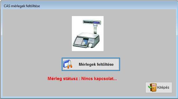15., Rendszer mérlegek Az alkalmazáshoz illesztett CAS és MICRA mérlegek PLU feltöltésére szolgáló menüpont. Előfeltétele a hálózatba illesztett és beállított rendszermérleg.
