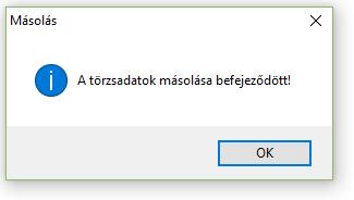 Nyomja meg a Select gombot A főmenübe a Cancel gombbal térhet vissz A sikeres exportálásról üzenetet kap. 21., Törzsadat frissítés USB tárolóról A 20.