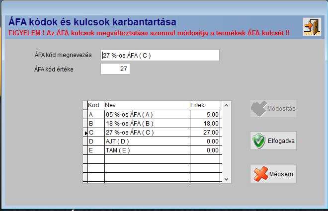 f. e. BIZONYLATOK 1., Bevételezési bizonylat Ebben a menüpontban lehet elvégezni a számla, vagy a szállítólevél alapján a bevételezést. A bevételezés NETTÓ áron történik.