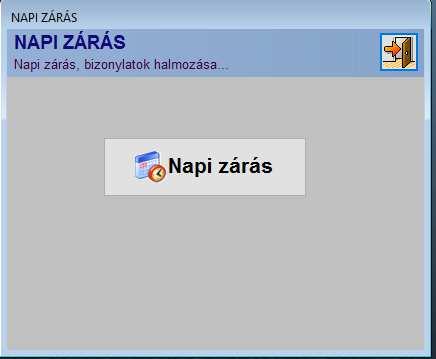 Kapcsolt nyomtató esetén a lista nyomtatható Negatív készlet lista a napi záráskor 3.