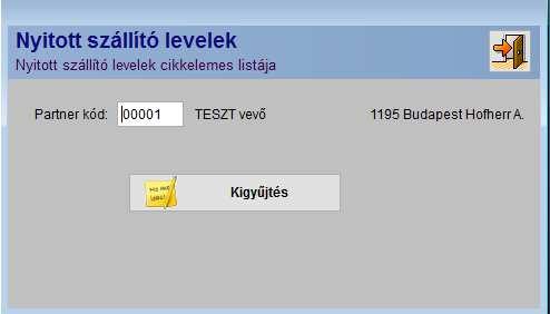 A már ismert módon megtekintheti, nyomtathatja a listát 5.
