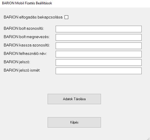 3., BARION mobil fizetés beállítások Beállítási lehetőségek BARION mobil fizetési eszközt elfogadó partnereink számár A BARION útmutatása, és a kapott dokumentációk alapján töltse ki az adatlapot.