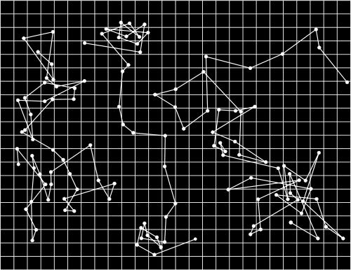 8.1. ATOMFIZIKAI BEVEZETŐ 235 I 1 ~1/l 4 1 l 1 = 650 nm 1-I 1 1-I 2 l 2 = 450 nm I 2 ~1/l 2 4 (a) A közegbe helyezett szemcsék rendezetlen Brown-mozgása jól magyarázható a hőmozgást végző atomokkal.