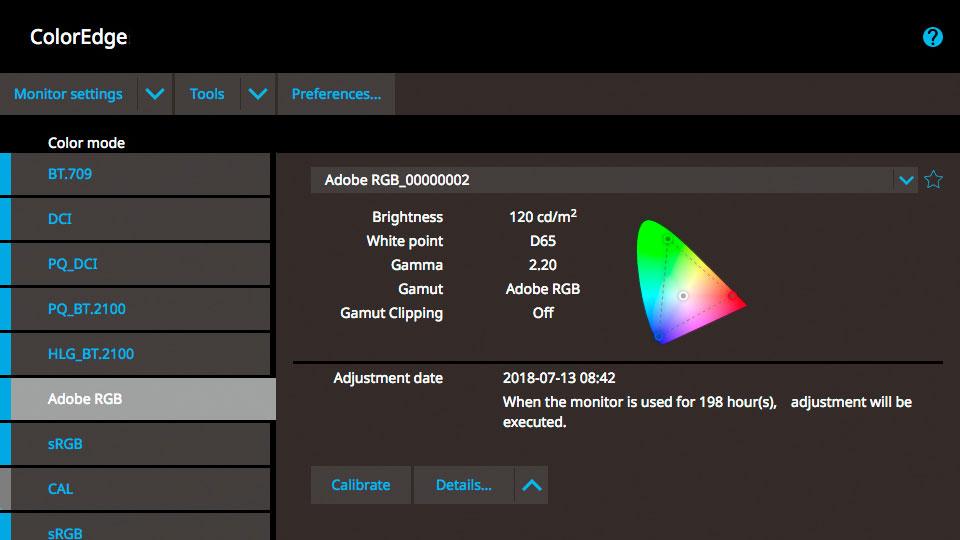 10 bites színmélység: egymilliárd színnel a legfinomabb színárnyalat-különbségek megjelenítéséért A 16 bites LUT tábla által lehetővé tett 10 bites színmegjelenítésnek köszönhetően a felhasználó