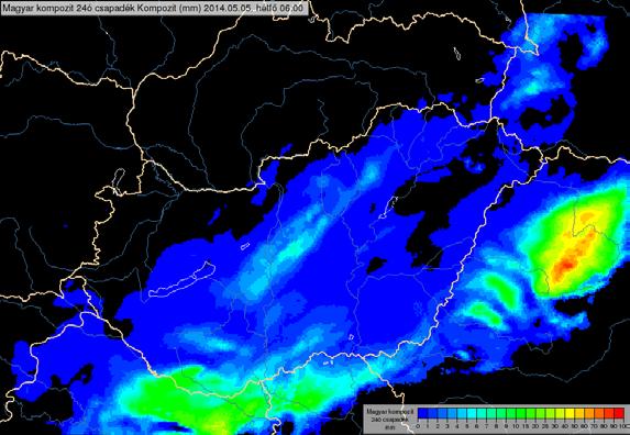 2.4 Radarméréseken alapuló csapadékösszegzés Az időjárási radarok nagy területről, igen jó felbontással szolgáltatnak információt a csapadékintenzitásról, így rendkívül fontosak a csapadékösszeg