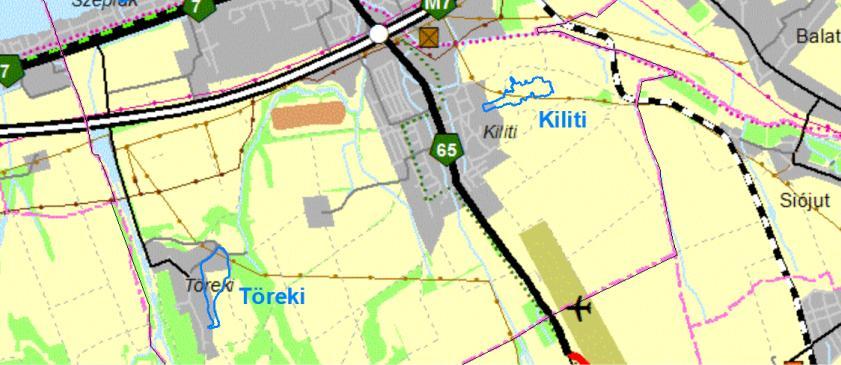 megállapításáról szóló 2000. évi CXII. törvény (Btv) Térségi szerkezeti terv OTrT 31/B.