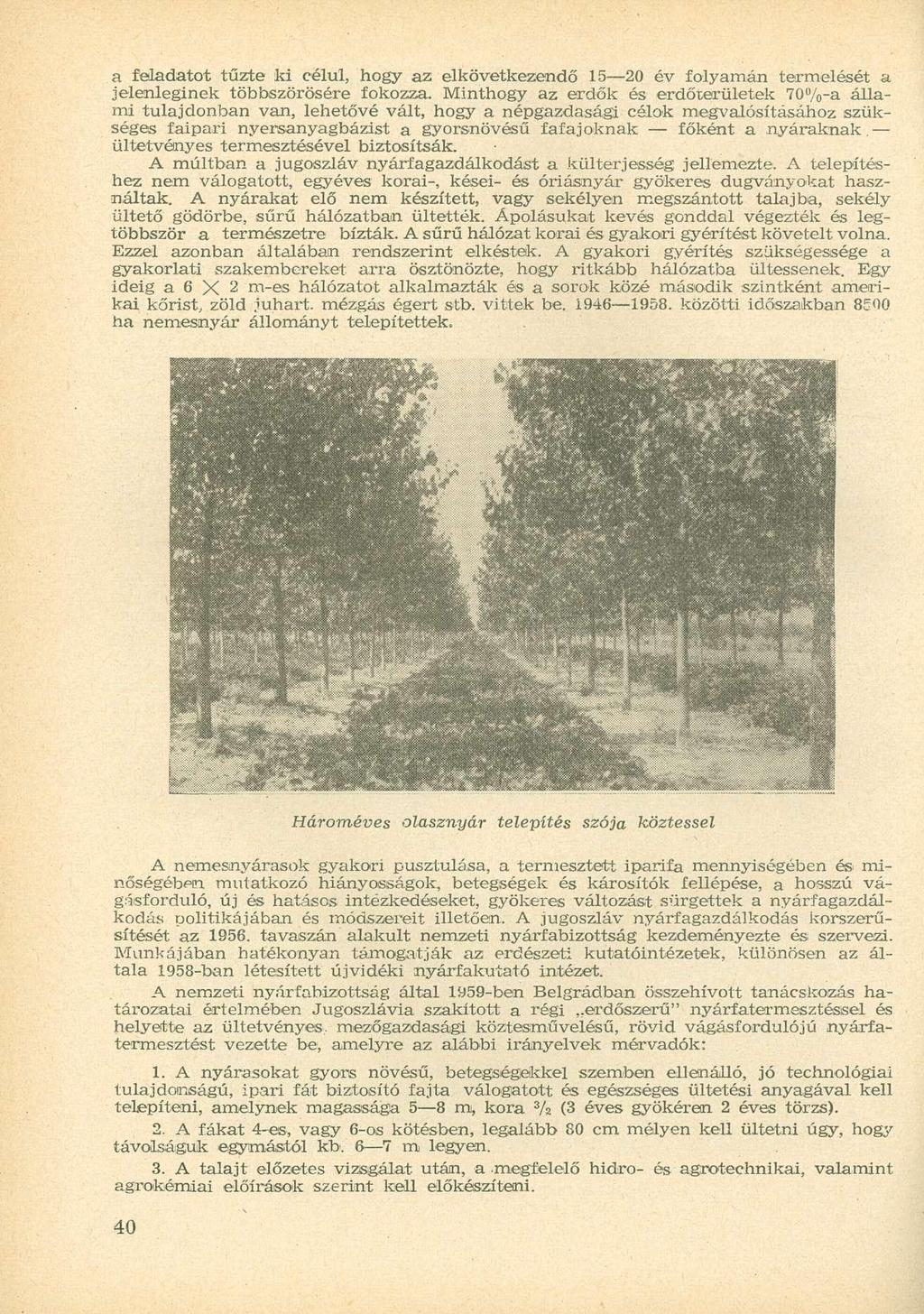 a feladatot tűzte ki célul, hogy az elkövetkezendő 15 20 év folyamán termelését a jelenleginek többszörösére fokozza.