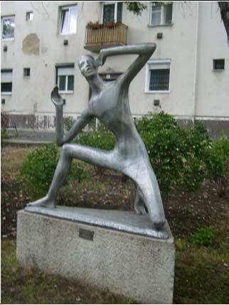 Kiáltó bronz 1967 Építők útja