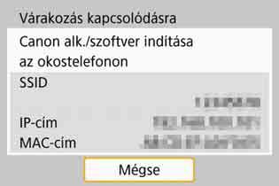 Manuális csatlakozás egy észlelt hálózathoz Wi-Fi-n keresztül A Wi-Fi funkció beállításainak elvégzése Ebben a fejezetben a Wi-Fi funkció képernyőinek