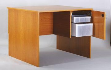 MULTICOMP PLUSZ SZÁMÍTÓGÉP ASZTAL 1 SZEMÉLYES laminált bútorlapból, kábelátvezető nyílással,