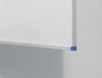 profilból készül, műanyag sarok elemekkel lezárva. Rögzítésük falra csavarral és tiplivel történik. Mobil állványra is szerelhetőek. Az ECO fali táblák felülete nem mágnesezhető!
