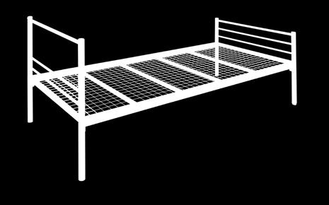 TÍPUS EA-102-A Ágyráccsal, matrac nélkül fekvő felület: 200x90 cm Termék