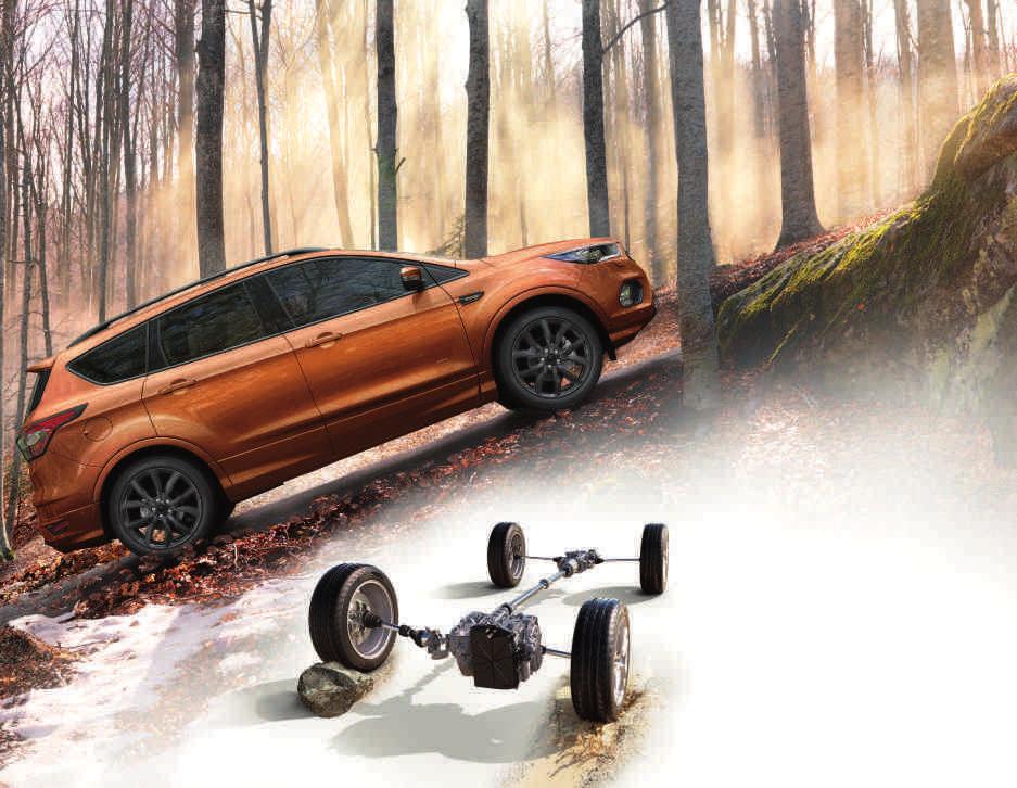 gazdaságosabb üzemanyag-fogyasztással és alacsonyabb károsanyag-kibocsátással. A Ford Kuga 1.
