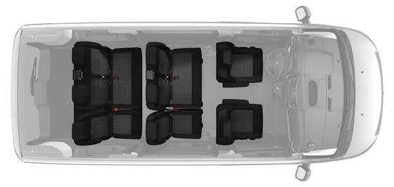 8SZ 8SZ CITROËN SPACETOURER A CITROËN SPACETOURER Feel kiviteli szinten három, Shine kiviteli szinten kétféle hosszméretben kapható, változattól függően 5, 7 vagy 8 személyes kialakításban.