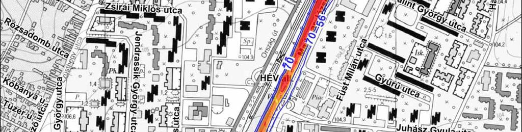 Az ábrák bal alsó sarkában egy jelsorozat látható, amelynek: o az els eleme az az év, amelyre a számítás vonatkozik (pl. 2018. ), o második a vizsgált útgy r szakasz nyomvonalának a jele: pl.