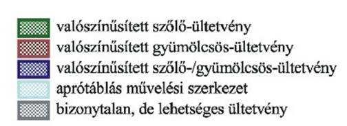 (b), az erdőkárosodás foka (c), a CORINE felszínborítási adatbázis