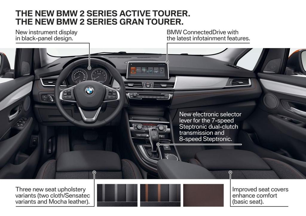 3. oldal A BMW első prémium kompakt Sports Activity Tourer (SAT) modellpárosának átfogó frissítése 2018 márciusában ünnepli piaci premierjét.