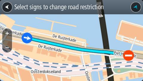Megjegyzés: Ha a menüben nem felsorolt típusú térképmódosítást kíván bejelenteni, használja a Map Share Reporter alkalmazást a tomtom.com oldalon. 7.