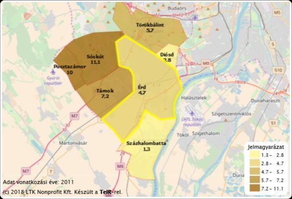 emelkedést jelent. A lakóingatlanok között 2017 decemberében a legmagasabb négyzetméter ár 515 094 forint, a legalacsonyabb 246 470 forint, valamint az átlagár 394 544 forint. 17.