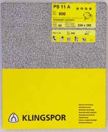 FELÜLET ELŐKÉSZÍTÉS 53. KLINGSPOR vizes csiszolópapír 23 28 cm méretben.