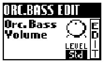 Továbbá az Orchestra Bass part azt csinálja, amire a neve utal: Ez csak kijelöli a két basszus sort (a fújtatóhoz legközelebbieket) és nincs bfolyása az akkord gombokra.