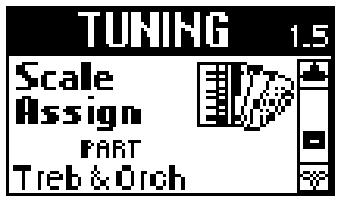 FR-7/FR-5 V Harmonika Hangszínek editálása TUNING paraméterek Használja a [DATA/ENTER] gombot vagy az [UP]/[DOWN] gombokat, hogy kiválassza azt a User memóriát, amely szeretné, hogy tartalmazza a