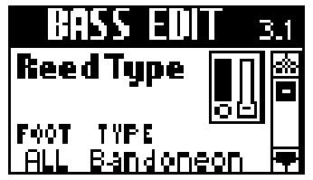 A paraméterek kiválasztása után, valószín leg szüksége lesz a TREBLE EDIT vagy FR BASS EDIT paraméterek beállítására is (melyek szintén mentésre kerülnek egy szettre).