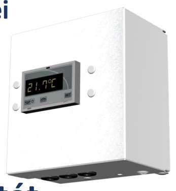 Ipari fűtőrendszerek hőmérsékletszabályozó egységei TM2Evo kétfokozatú, programozható termosztát Kétfokozatú SRII