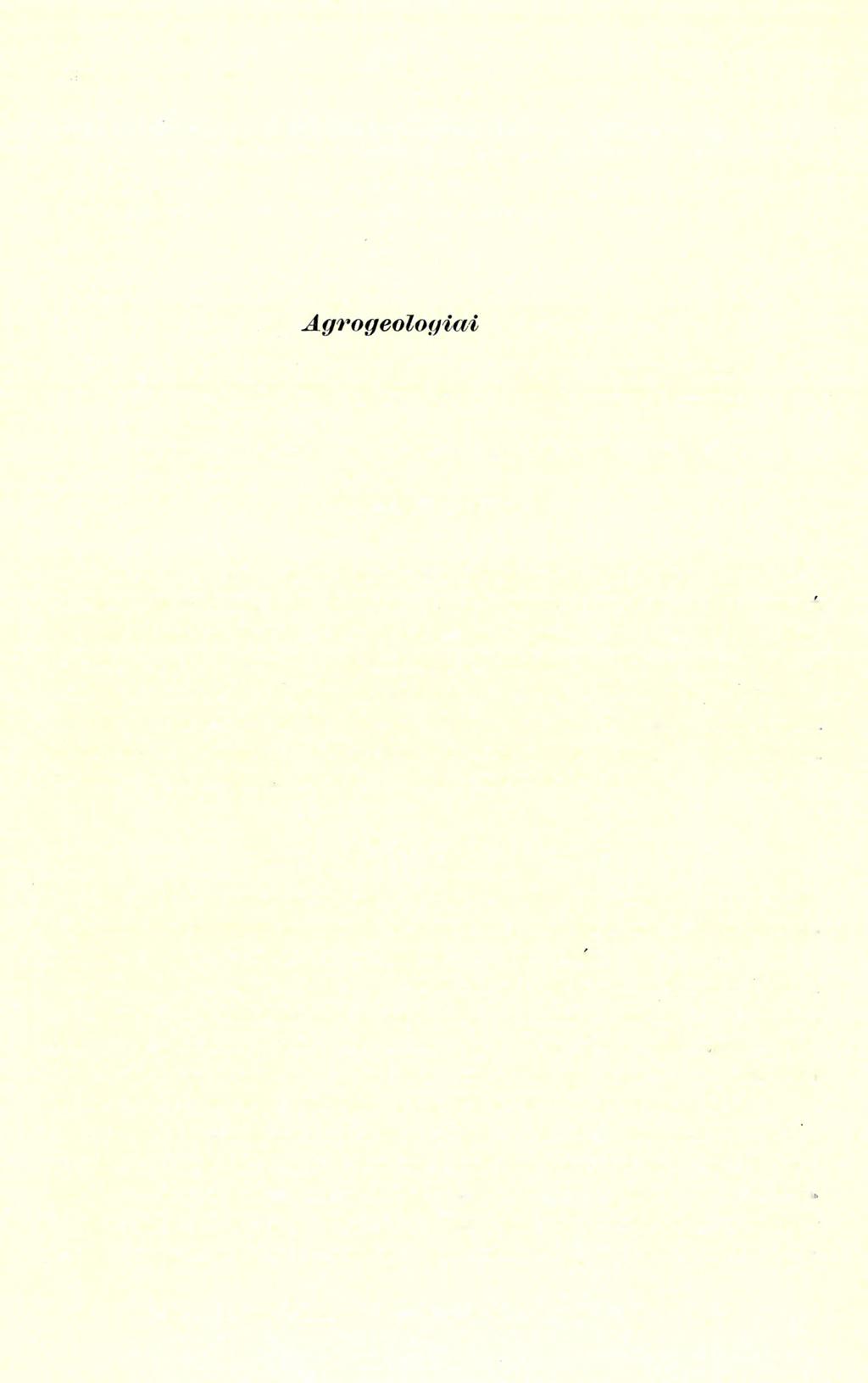 B) Agrogeologiai felvételek. 1. Agrogeologiai jegyzetek Galgóc környékéről. (Jelentés az 1909. é v i részletes a g rogeologiai felvételről.) HOEÜSITZKY HENRlK-tŐl. Az 1909.
