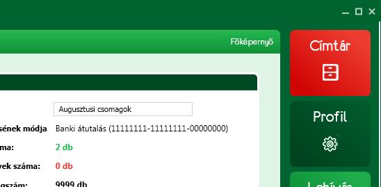Oldal: 10 / 68 10. Visszatérés a főképernyőre 3.