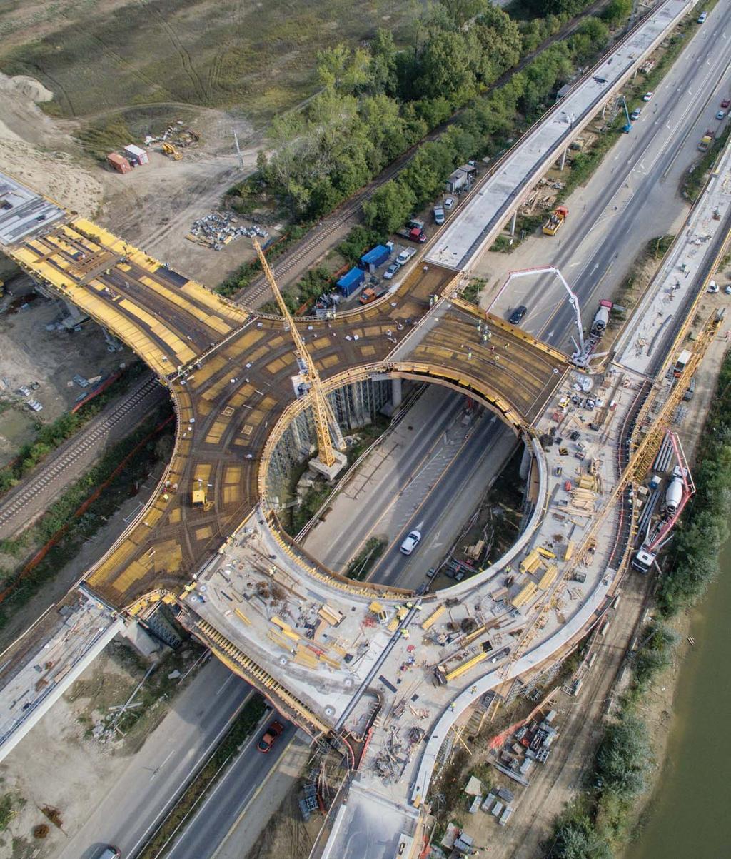 4. ÉVFOLYAM 2018/1 A hódmezővásárhelyi elkerülő és külön szintű körhíd 910 Ft Az M3-as metróvonal északi