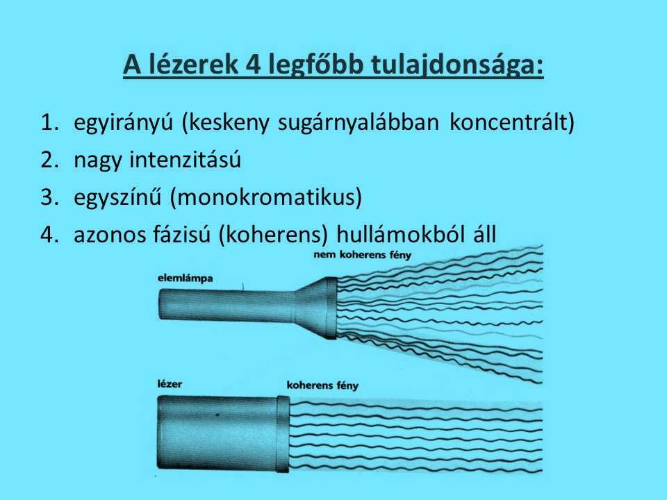 Forrás: Fantasztikus fény: A lézerfény.