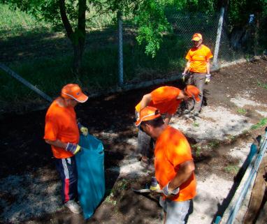 brigáde, kde naši klienti aktívne pomáhali pri