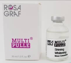 MULTIPULLE Koncentrátum Sorozat Iontoforézishez vagy Ultrahanghoz különböző bőrtípusokra MULTIPULLE MEZO FEHÉRÍTŐ MULTIPULLE SHINING, WHITENING MESO, 30ml Minden bőrtípusra, különösen pigmentfoltos,