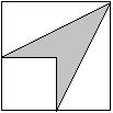 3.) Egy szabályos háromszög oldalait 3-3 egyenlő részre osztottuk és a megfelelő osztópontokat az ábrán látható módon összekötöttük.