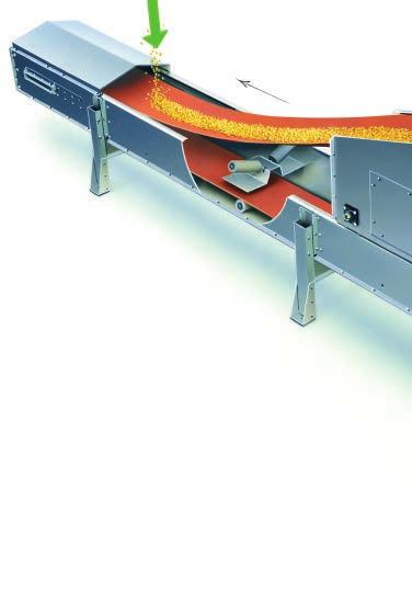4 SZÁLLÍTÓSZALAG FELÉPÍTÉSE Cimbria szállítószalag program magába foglalja a különbözőő modelleket melyek számos anyagnak és feladatnak felelnek meg, különbözőő tulajdonságokkal