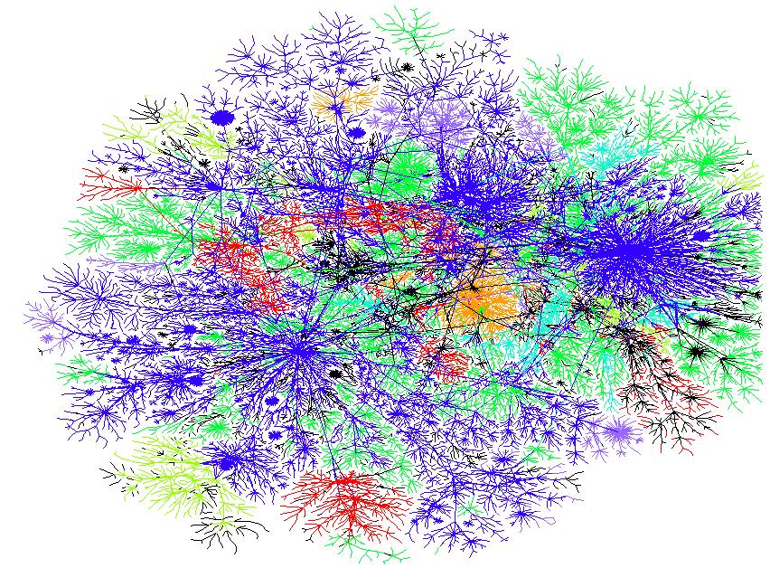 virtuális tér a világháló alaptulajdonságából fakadóan folyton változik, növekszik vagy csökken, tágul vagy összehúzódik, teljes feltérképezése lehetetlen vállalkozásnak tűnik.