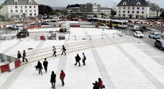 ESETTANULMÁNYOK FŐ VILLAMOSVONAL, BREST, FRANCIAORSZÁG BUDAI VÁR, MAGYARORSZÁG PROJEKT LEÍRÁSA Az első bresti villamosvonal 2012-es építésekor a projekt keretein belül célul tűzték ki a közterület