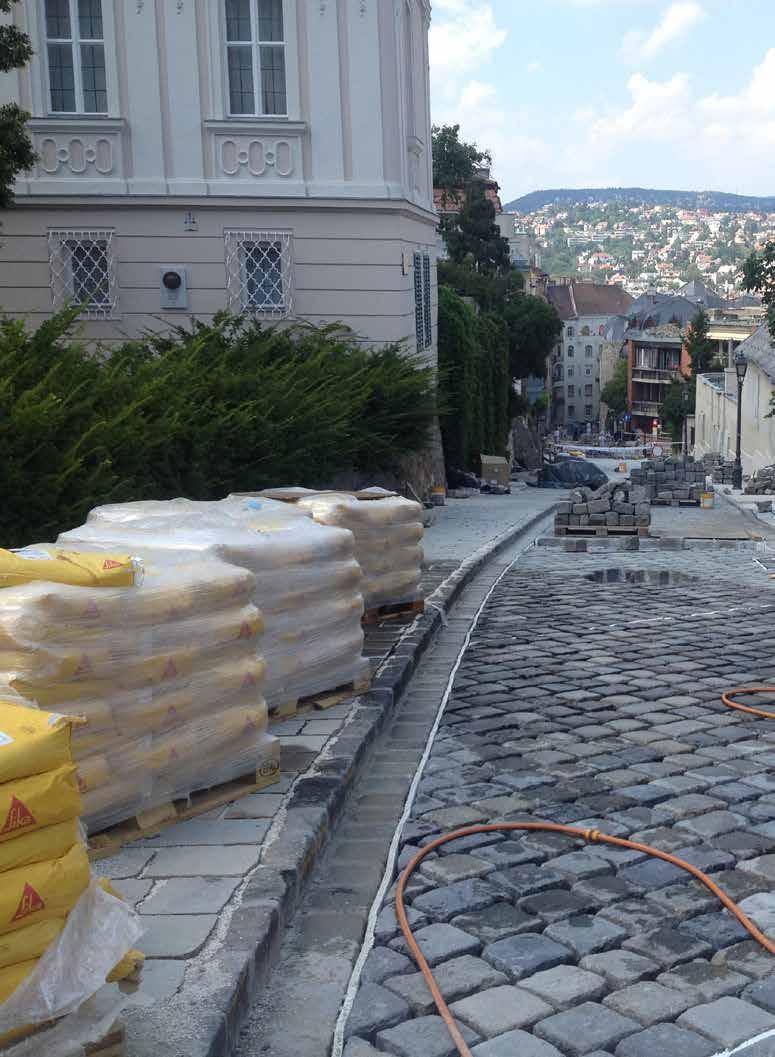 Útburkolatok készítése,