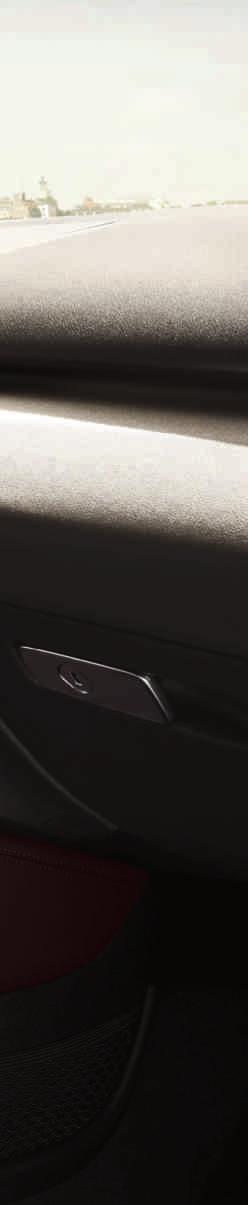 Audi A1 Sportback 31 Vonzó színvilágú, modern szövetek keltenek mély benyomást, amelyekkel