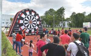 sportnyeremények mellett Az ifjabb korosztály játékosai a Vajda sportiskolából érkeztek futotta a