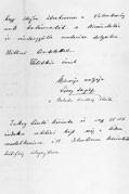 Lóczy Lajos [geográfus, geológus; 1849-1920] autográf levele Berecz Antalhoz [földrajz-és természettudós; 1836-1908], a Magyar Földrajzi Társaság főtitkárához Igen tisztelt Főtitkár Úr!