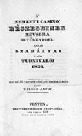391. Napóleon önéletirása, saját keze és dictálása után. A franczia kiadás szerént hiven magyarázta Fábián Gábor. Pest, 1829. Trattner-Károlyi. 1 acélm.