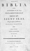 39. Szent David Kiralynak és Profetanak száz ötven Sóltári. A Frantzia Nótáknak és Verseknek módjokra, Magyar Versekre fordittattak és rendeltettek Szentzi Molnár Albert által.
