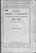 + 6 különálló, kihajtható melléklet a végénél. Kovácsházy Vilmos részére dedikált példány. Kovácsházy Vilmos fővárosi tanácsnok, helytörténeti munkái valamint Horgászbottal c.