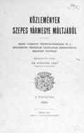 + 1 kihajtható melléklet (Szepesvára alaprajza). A Szepesmegyei Történelmi Társulat évkönyve XIII. évfolyam. A két mű egybekötve, korabeli félvászon-kötésben, megkímélt állapotban. 9.000,- 130.