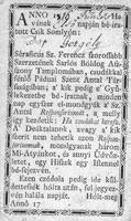 252. 251. A csíksomlyói Sarlós Boldogasszony templomában működő Páduai Szent Antal Társaság által kiadott beiratkozási lap Pap Gergely részére 1816-ból.