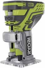 ONE + Famegmunkálás RMT1801M 18 V akkumulátoros többfunkciós gép R18TR-0 18 V akkumulátoros élmaró ÚJ Sokoldalú többfunkciós gép csiszoló- és vágófejjel A tartozékok gyors cseréje LED fény a nehezen